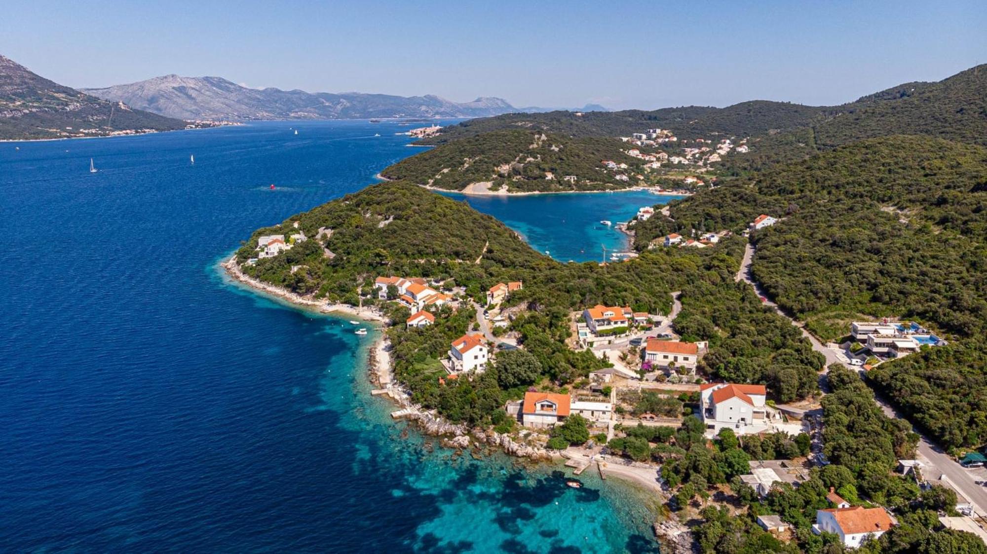 Seaside Apartments With A Swimming Pool Tri Zala, Korcula - 558 Zrnovo Exteriér fotografie